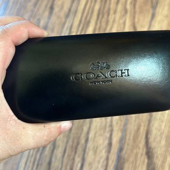 Coach glasses sunglasses case leather designer luxury preppy New York - Picture 2 of 6